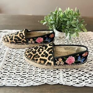 Johnny Was Espadrilles Garden Leopard